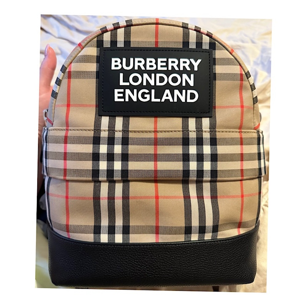 Burberry small nico check backpack